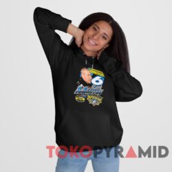 Rare Vintage Nascar 2005 Mark Martin 6 T shirt Farewell Tour Black Hoodie
