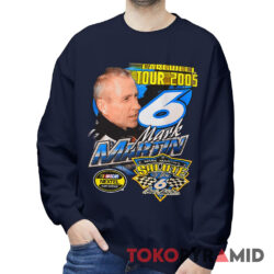 Rare Vintage Nascar 2005 Mark Martin 6 T shirt Farewell Tour Sweatshirt