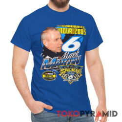 Rare Vintage Nascar 2005 Mark Martin 6 T shirt Farewell Tour T Shirt