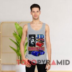 Rare Vintage Nascar J.D. McDuffie A True Competitor T-shirt 2 Rare Vintage Nascar J.d. Mcduffie A True Competitor Grey Tank Top