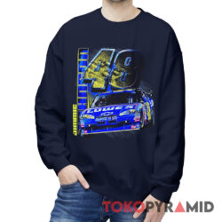 Rare Vintage Nascar Jimmie Johnson T shirt Lowe's Sweatshirt