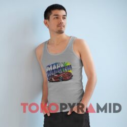 Rare Vintage Nascar Mark Martin 6 Folgers T-shirt 3 Rare Vintage Nascar Mark Martin 6 Folgers Grey Tank Top
