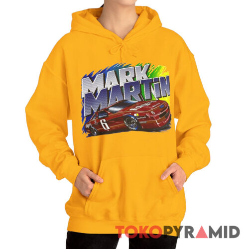 Rare Vintage Nascar Mark Martin 6 Folgers Hoodie
