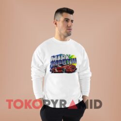 Rare Vintage Nascar Mark Martin 6 Folgers T-shirt 1 Rare Vintage Nascar Mark Martin 6 Folgers White Sweatshirt