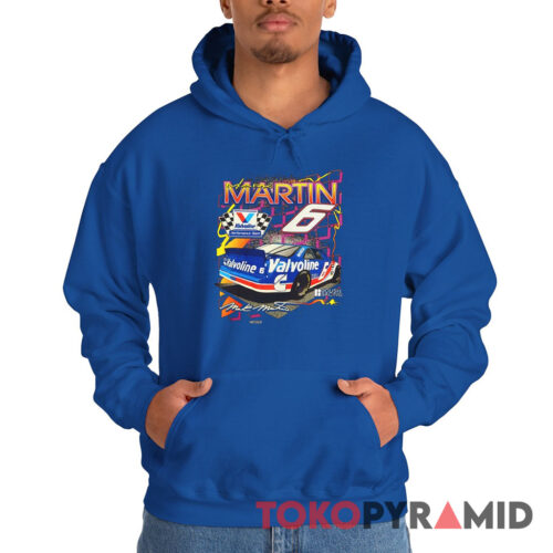 Rare Vintage Nascar Mark Martin 6 Hoodie
