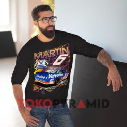 Rare Vintage Nascar Mark Martin 6 T-shirt 3 Rare Vintage Nascar Mark Martin 6 T shirt Valvoline Performance Team Black Sweatshirt