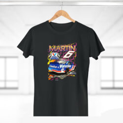 Rare Vintage Nascar Mark Martin 6 T-shirt 5 Rare Vintage Nascar Mark Martin 6 T shirt Valvoline Performance Team Black T shirt