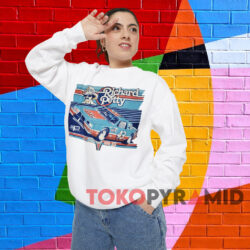 Rare Vintage Nascar Richard Petty STP Shirt 2 Rare Vintage Nascar Richard Petty Stp White Sweatshirt