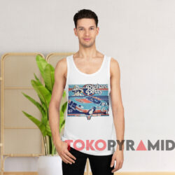 Rare Vintage Nascar Richard Petty Stp White Tank Top