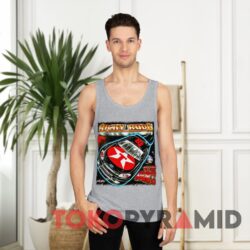 Rare Vintage Nascar Ricky Rudd Return Of The Rocket 3 Rare Vintage Nascar Ricky Rudd Return Of The Rocket Grey Tank Top