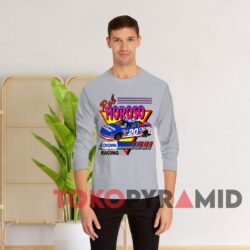 Rare Vintage Nascar Rob Moroso Crown T-shirt 4 Rare Vintage Nascar Rob Moroso Crown Grey Long sleeved