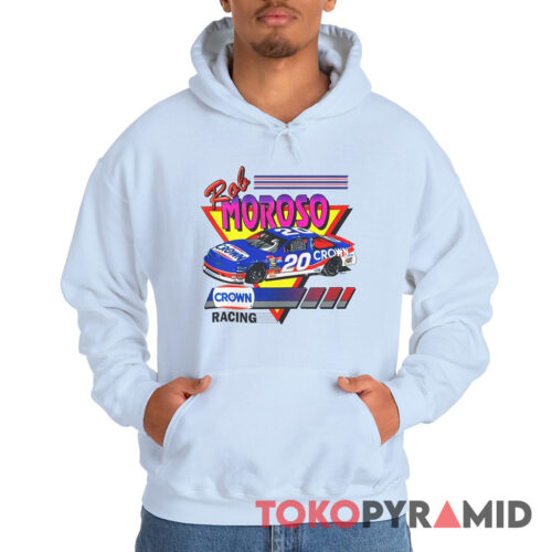 Rare Vintage Nascar Rob Moroso Crown Hoodie