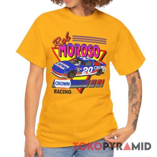 Rare Vintage Nascar Rob Moroso Crown Shirt