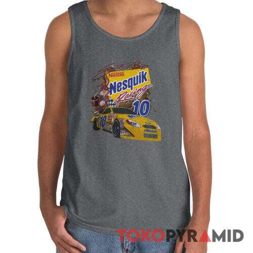 Rare Vintage Nascar Scott Riggs Nesquik Tank Top