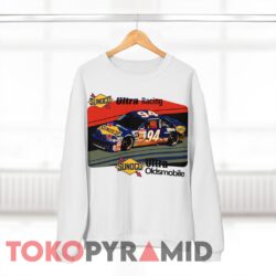 Rare Vintage Nascar Sunoco Ultra Racing Oldsmobile T-shirt 2 Rare Vintage Nascar Sunoco Ultra Racing Oldsmobile White Sweatshirt