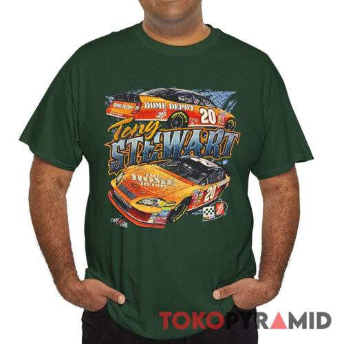 Rare Vintage Nascar Tony Stewart T shirt The Home Depot Shirt