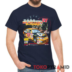 Rare Vintage Nascar Ward Burton 22 Cat Dodge Caterpillar Shirt