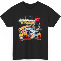 Rare Vintage Nascar Ward Burton 22 Cat Dodge Caterpillar T Shirt