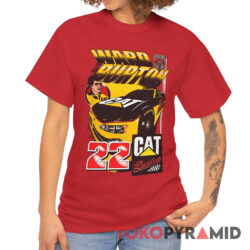 Rare Vintage Nascar Ward Burton Cat Racing Shirt