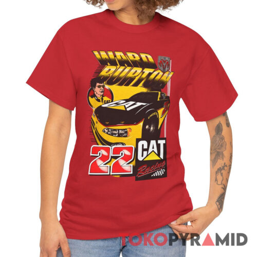 Rare Vintage Nascar Ward Burton Cat Racing Shirt