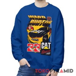 Rare Vintage Nascar Ward Burton Cat Racing Sweatshirt