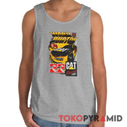 Rare Vintage Nascar Ward Burton Cat Racing Tank Top
