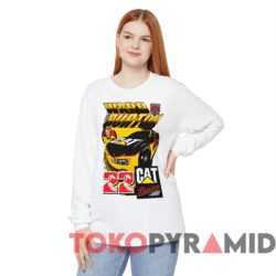 Rare Vintage Nascar Ward Burton Cat Racing T-shirt 4 Rare Vintage Nascar Ward Burton Cat Racing White Long sleeved