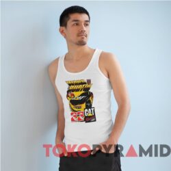 Rare Vintage Nascar Ward Burton Cat Racing T-shirt 2 Rare Vintage Nascar Ward Burton Cat Racing White Tank Top