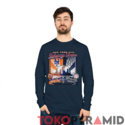 Rare Vintage New York City 2000 Subway Series T-shirt Yankees Vs Mets 3 Rare Vintage New York City 2000 Subway Series T shirt Yankees Vs Mets Navy Long Sleeved