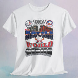 Rare Vintage New York City 2000 Subway Series T-shirt Yankees Vs Mets