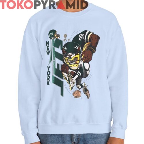 Rare Vintage New York Jets Looney Tunes Taz Shirt