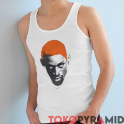 Vintage Nike Dennis Rodman Shirt Orange Hair 2 Rare Vintage Nike Dennis Rodman Shirt Orange Hair