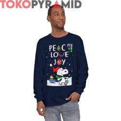 Rare Vintage Peanuts Peace Love Joy Christmas