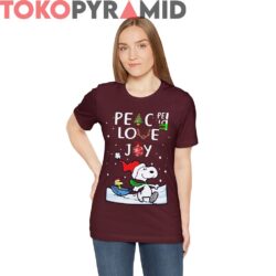 Rare Vintage Peanuts Peace Love Joy Christmas