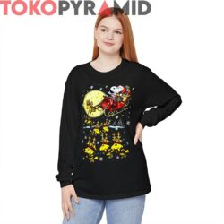 Peanuts Snoopy Woodstock Christmas Sweatshirt 3 Rare Vintage Peanuts Snoopy Woodstock Christmas Sweatshirt
