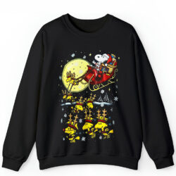 Peanuts Snoopy Woodstock Christmas Sweatshirt 5 Rare Vintage Peanuts Snoopy Woodstock Christmas Sweatshirt