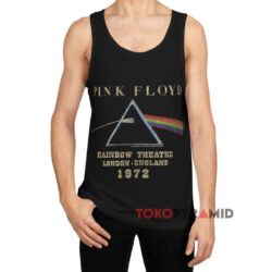 Rare Vintage Pink Floyd Rainbow Theatre London Black Tank Top
