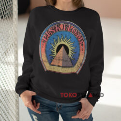 Rare Vintage Pink Floyd Sunrise Pyramid Shirt 4 Rare Vintage Pink Floyd Sunrise Pyramid Black Sweatshirt