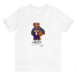 Rare Vintage Ralph Lauren Bear Lakers Kobe Bryant Polo Bear Tee 5 Rare Vintage Ralph Lauren Bear Lakers Kobe Bryant Polo Bear Tee