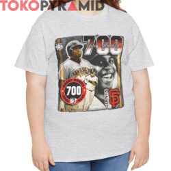 Rare Vintage San Francisco Giants Barry Bonds 700 Home Runs Shirt