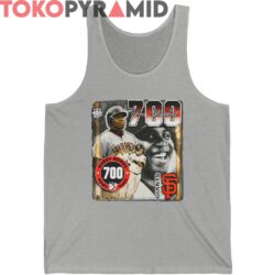 Rare Vintage San Francisco Giants Barry Bonds 700 Home Runs Shirt