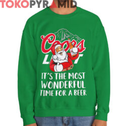 Rare Vintage Santa Coors Light Shirt