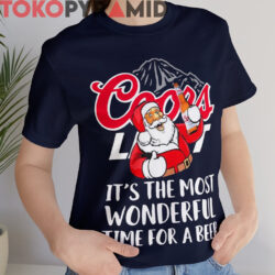 Rare Vintage Santa Coors Light Shirt