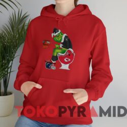 Rare Vintage Santa Grinch Oakland Raiders Toilet Christmas Sweater 2 Rare Vintage Santa Grinch Oakland Raiders Toilet Christmas Sweater Red Hoodie