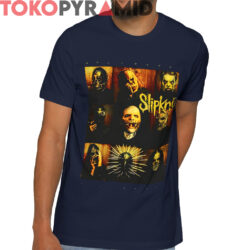 Rare Vintage Slipknot Mask Skull Shirt Double Sided