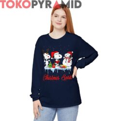 Rare Vintage Snoopy Snowman Christmas Spirit Sweatshirt 4 Rare Vintage Snoopy Snowman Christmas Spirit Sweatshirt