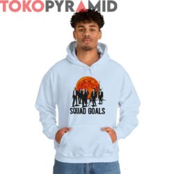 Rare Vintage Squad Goals Horror Halloween Sunset Shirt 2 Rare Vintage Squad Goals Horror Halloween Sunset Shirt