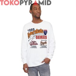 1985 Interstate Series Shirt St Louis Cardinals Vs Kansas City Royals 4 Rare Vintage St Louis Cardinals Vs Kansas City Royals 1985 Interstate Series Long Sleeve T Shirt