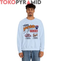 1985 Interstate Series Shirt St Louis Cardinals Vs Kansas City Royals 2 Rare Vintage St Louis Cardinals Vs Kansas City Royals 1985 Interstate Series Sweatshirt