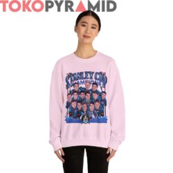 Stanley Cup 1996 Colorado Avalanche Caricature Shirt 4 Rare Vintage Stanley Cup 1996 Colorado Avalanche Caricature Shirt